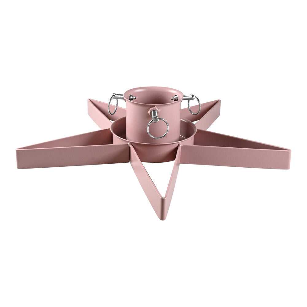 Juletræsfod, gammel lyserød - Ø47 cm.